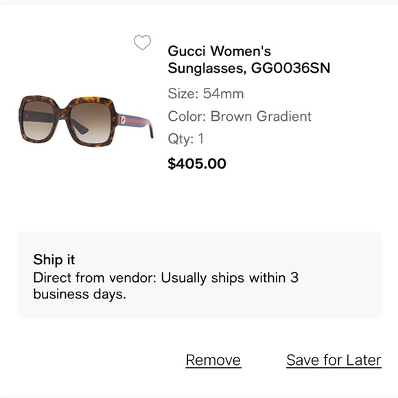 Authentic Gucci sunglasses - Picture 5 of 5